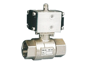 2-Way Brass Ball Valves 2方口真鍮製ボールバルブ D100型　